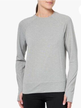Prana Sol Searcher Long Sleeve Top / Light Gray Green /Size XS